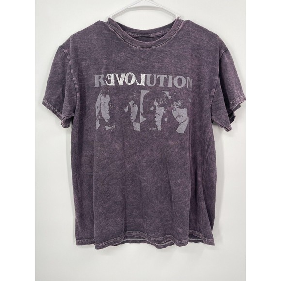 The Beatles - “Revolution” - 2020 Purple Tie Dye Shirt  Women M - Picture 1 of 5
